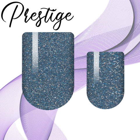 Blue Crystal Prestige Nail Wrap