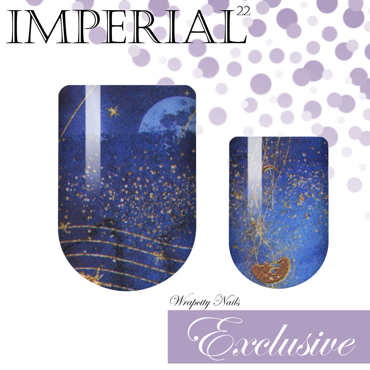 Blue Moon Ballad EXCLUSIVE Imperial Nail Wrap