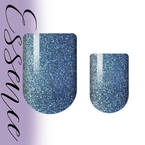 Blue Shade Shimmer Essence Nail Wrap