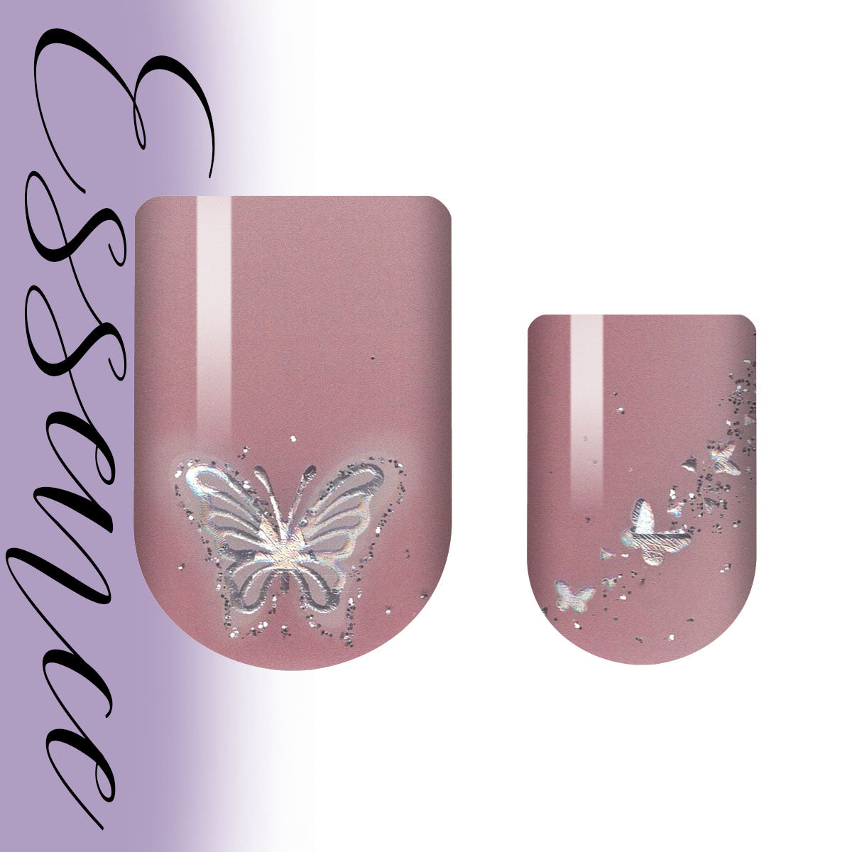Blushing Butterfly Essence Nail Wrap