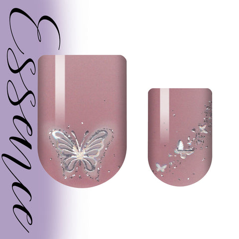 Blushing Butterfly Essence Nail Wrap