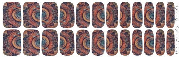 Boho Batan Luxury Nail Wrap