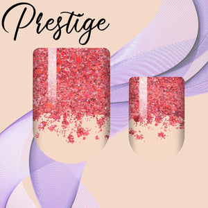 Burning Red French Prestige Nail Wrap