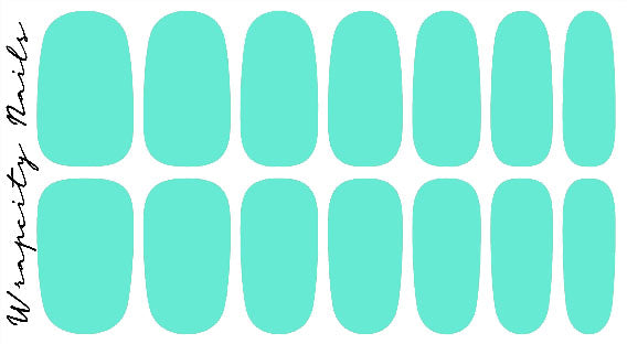 Caribbean Waters Savour Nail Wrap