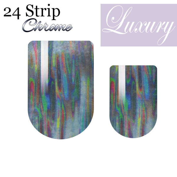Chrome Alone Chrome Luxury Nail Wrap