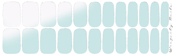 Clear Skies Therma Color Luxury Nail Wrap