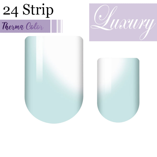 Clear Skies Therma Color Luxury Nail Wrap