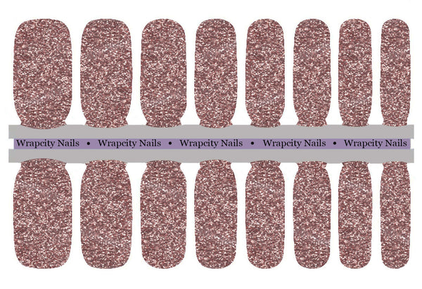 Coming Up Rose Gold Prestige Nail Wrap