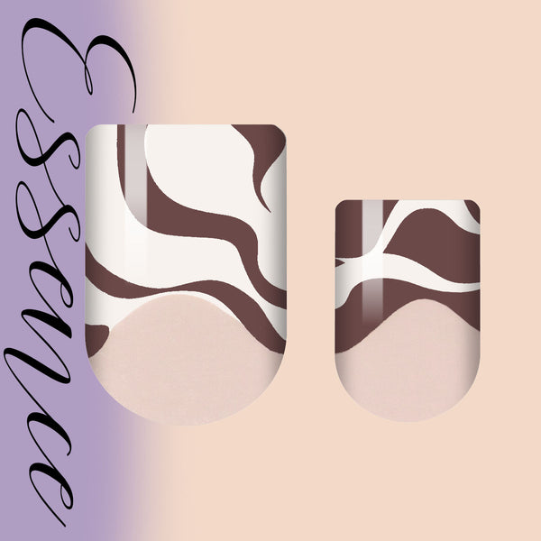 Cookies & Cream Essence Nail Wrap