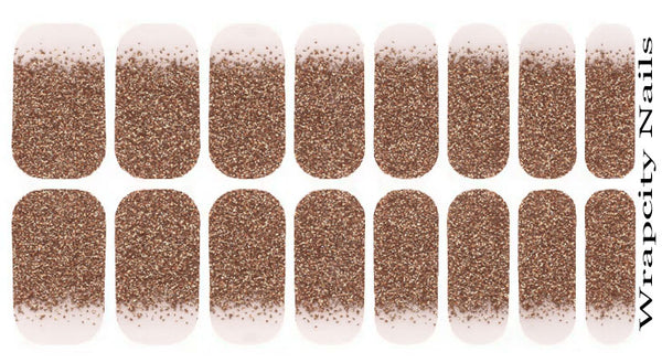 Copper Bling Essence Nail Wrap