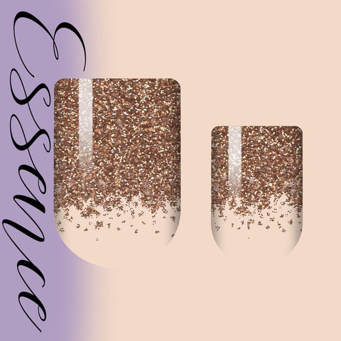 Copper Bling Essence Nail Wrap