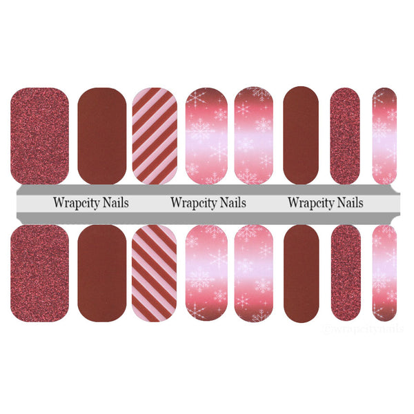 Cranberry Christmas Nail Wrap