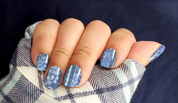 Denim & Lace Prestige Nail Wrap