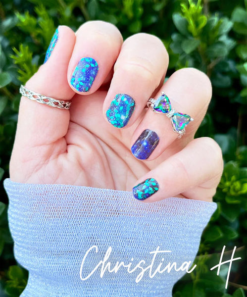 Diamonds In The Sky Nail Wrap