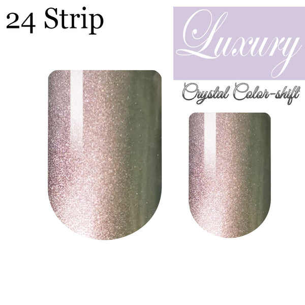 Eden Crystal Color-shift Luxury Nail Wrap