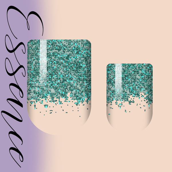 Emerald Bling Essence Nail Wrap