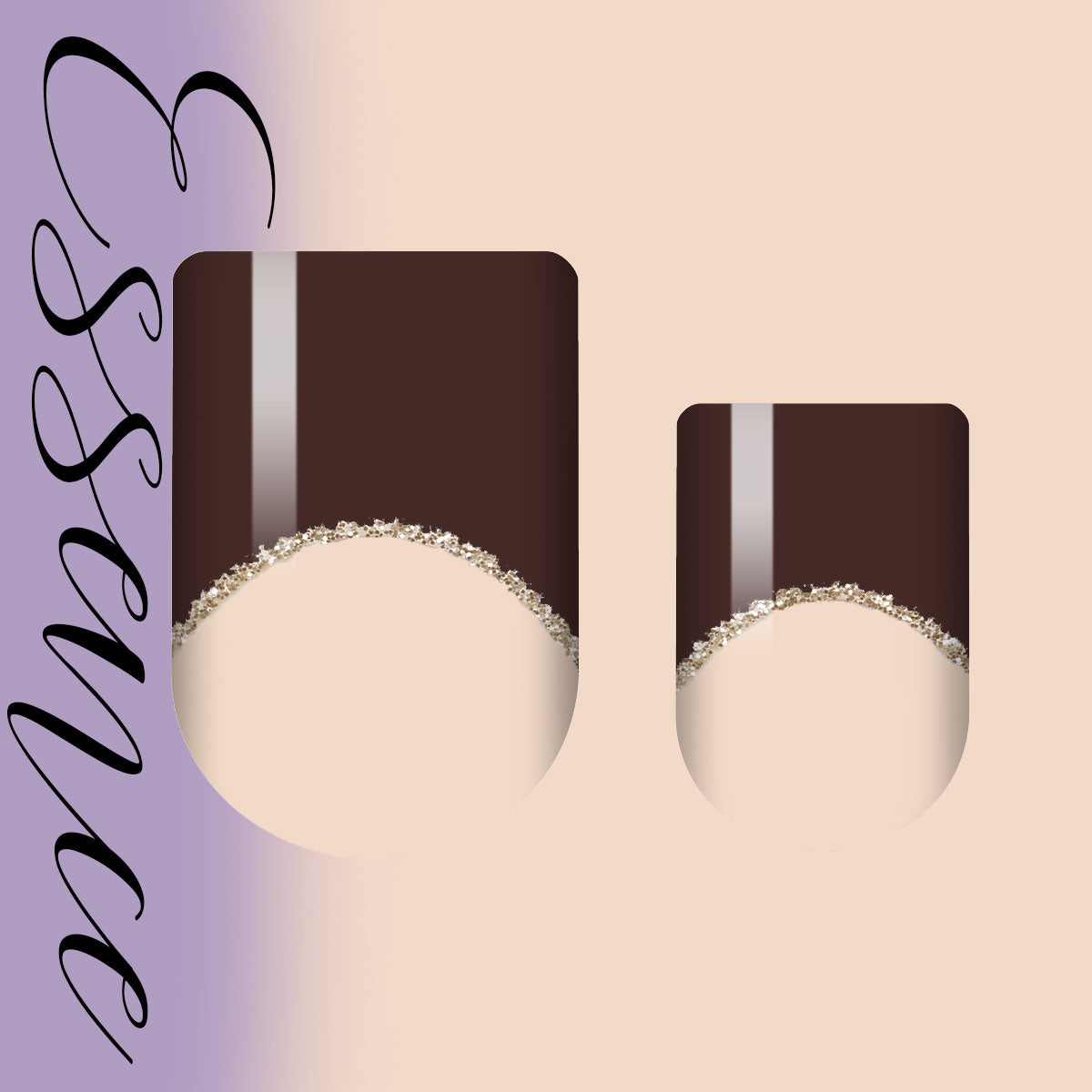 Fantaisie Marron Essence Nail Wrap