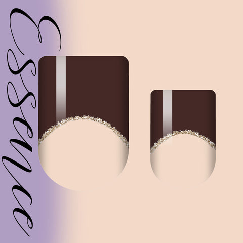 Fantaisie Marron Essence Nail Wrap