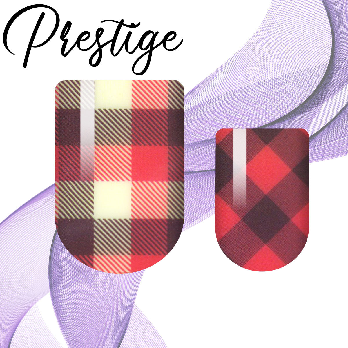 Festive Flannel Prestige Nail Wrap