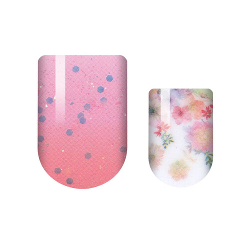 Floral Frost Nail Wrap