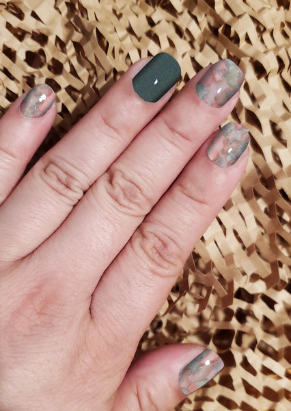 Forest Flora Nail Wrap