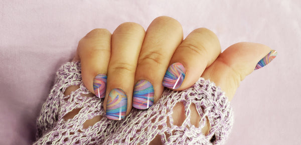For the Quill of It Chrome Luxury Nail Wrap