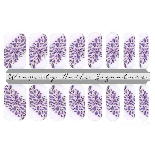 French Violets Signature Nail Wrap