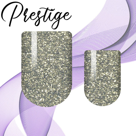 Gold Crystal Prestige Nail Wrap