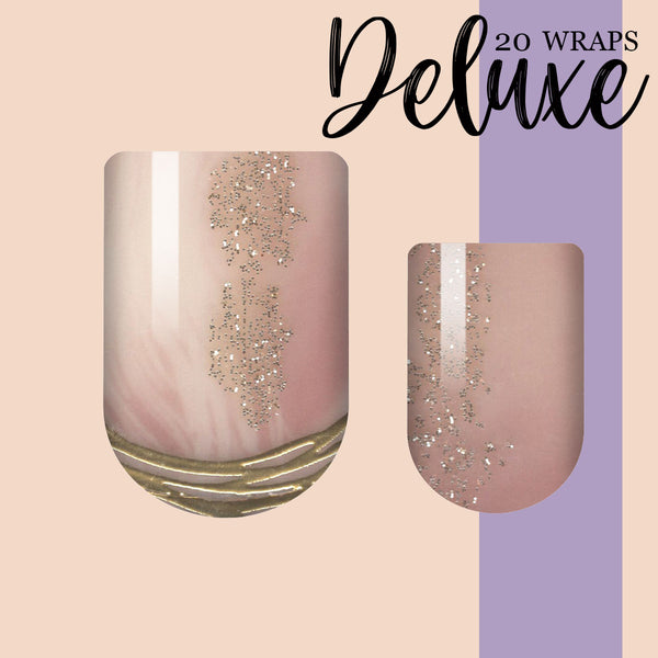 Golden Edge Deluxe Nail Wrap