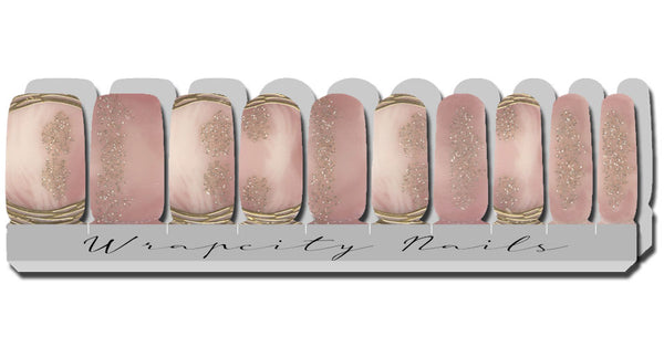 Golden Edge Deluxe Nail Wrap