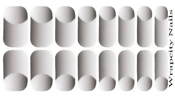 Gray Yard Shift Essence Nail Wrap
