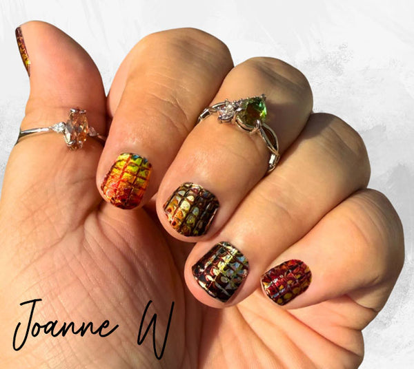 Heavy Metal Chrome Luxury Nail Wrap