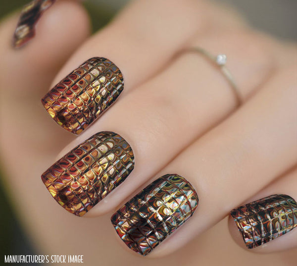 Heavy Metal Chrome Luxury Nail Wrap