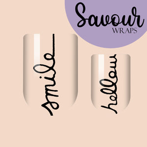 Hellow Savour Nail Wrap