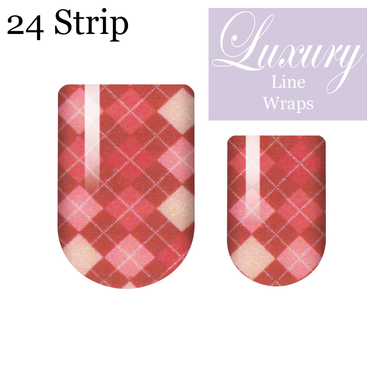 It's Been Argyle Luxury Nail Wrap