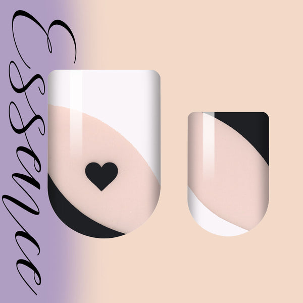 It's Not All Black & White Essence Nail Wrap