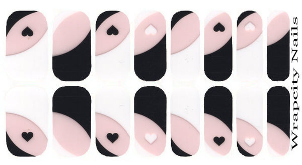 It's Not All Black & White Essence Nail Wrap