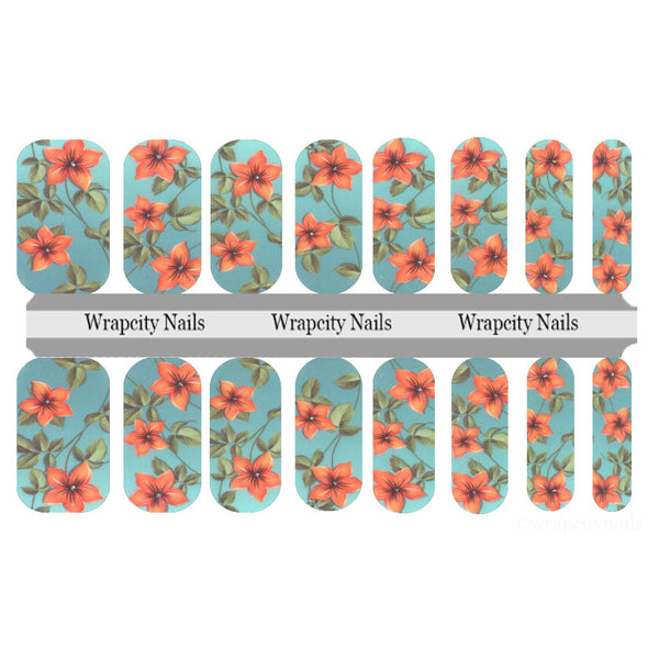 Lair of Lilies Nail Wrap