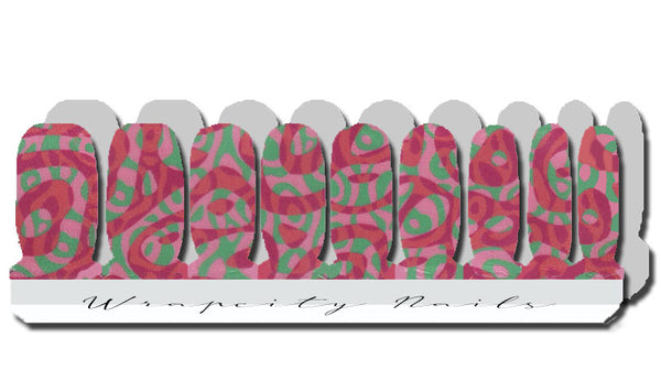 Lava Lamp Deluxe Nail Wrap