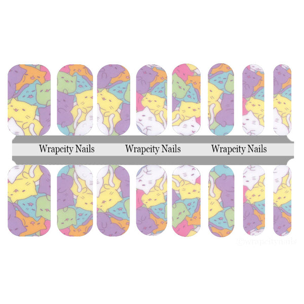 Little Miss Purrfect Nail Wrap