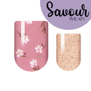 Lucious Floral Savour Nail Wrap