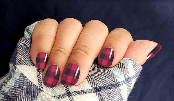 Lumber Jackie Nail Wrap