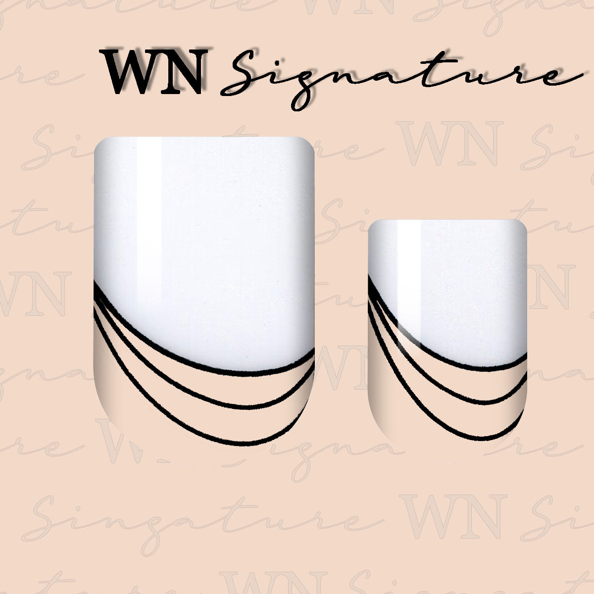 Goddess French - Luna Signature Nail Wrap