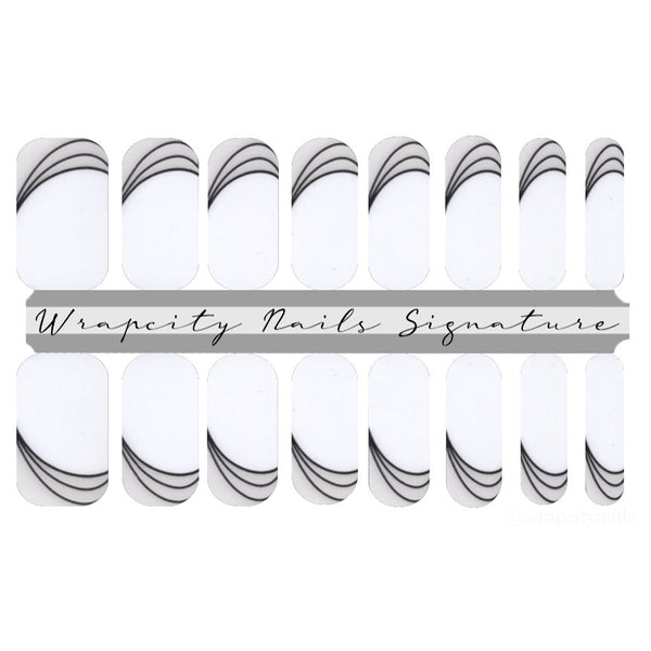 Goddess French - Luna Signature Nail Wrap