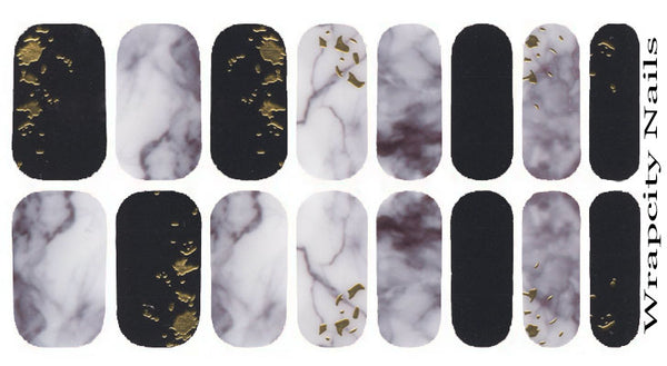 Marble & Metal Essence Nail Wrap