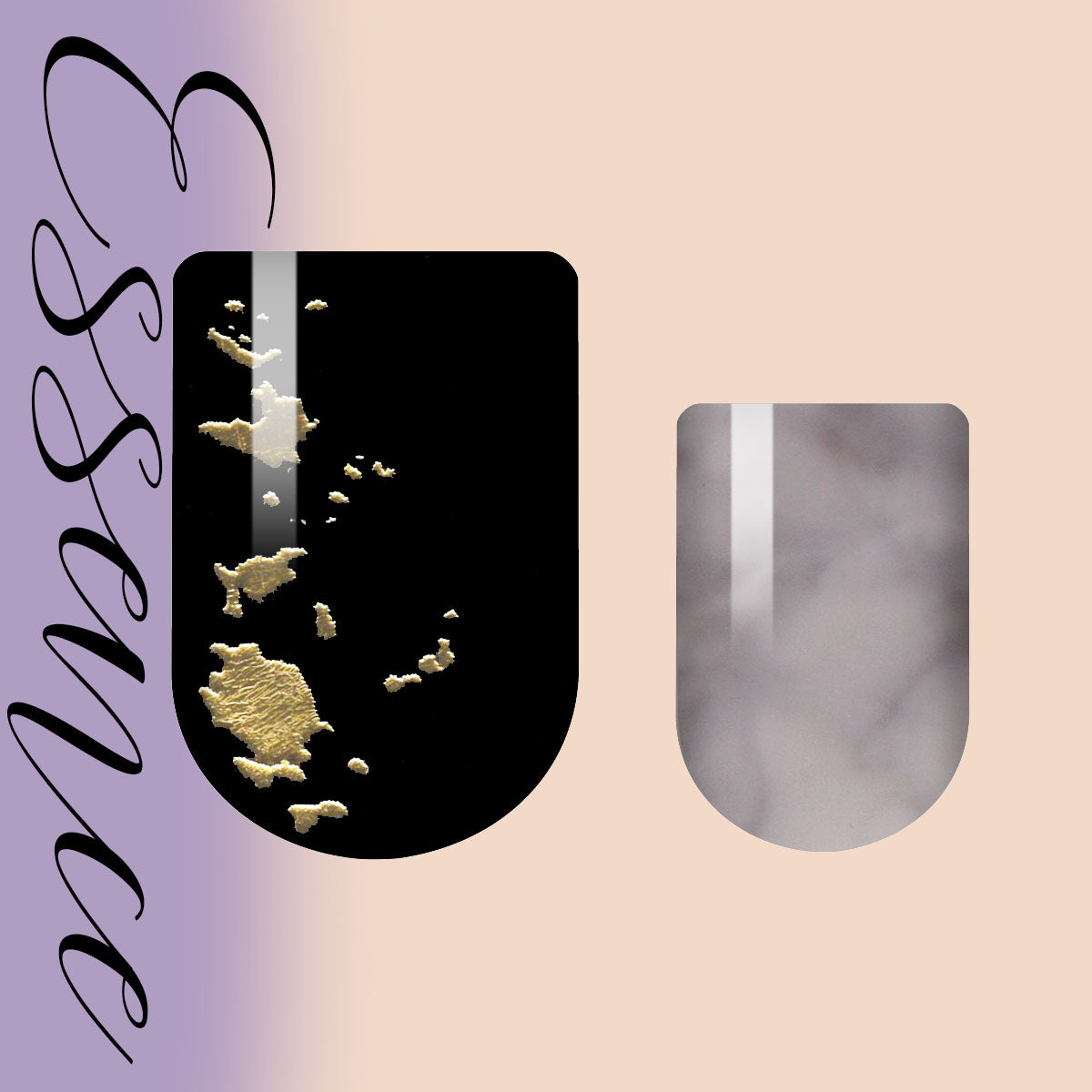 Marble & Metal Essence Nail Wrap