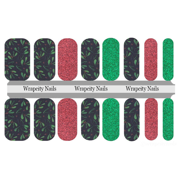 Meet Me Under the Mistletoe Signature Nail Wrap