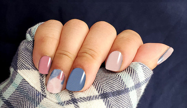 Natural Blues Nail Wrap
