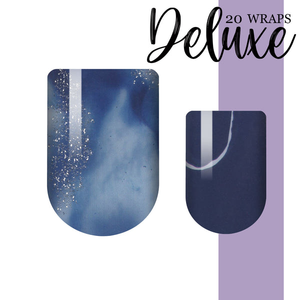 Ocean Blue Deluxe Nail Wrap