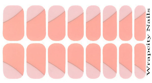 Peach Slices Essence Nail Wrap